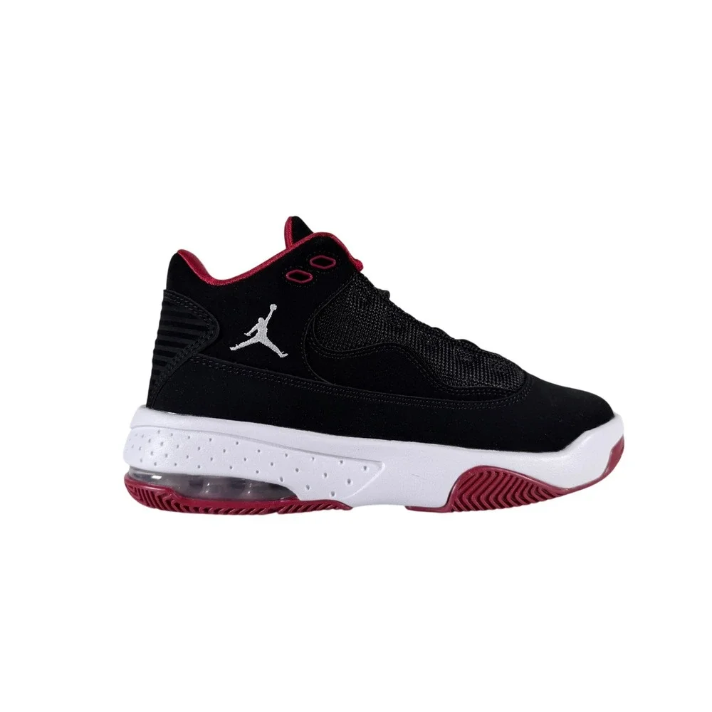 Air Jordan‎ Max Aura 2 GS Black Gym Red Sneakers CN8094-016 Size 4Y NEW